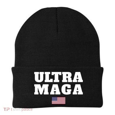 Ultra MAGA American Flag Beanie
