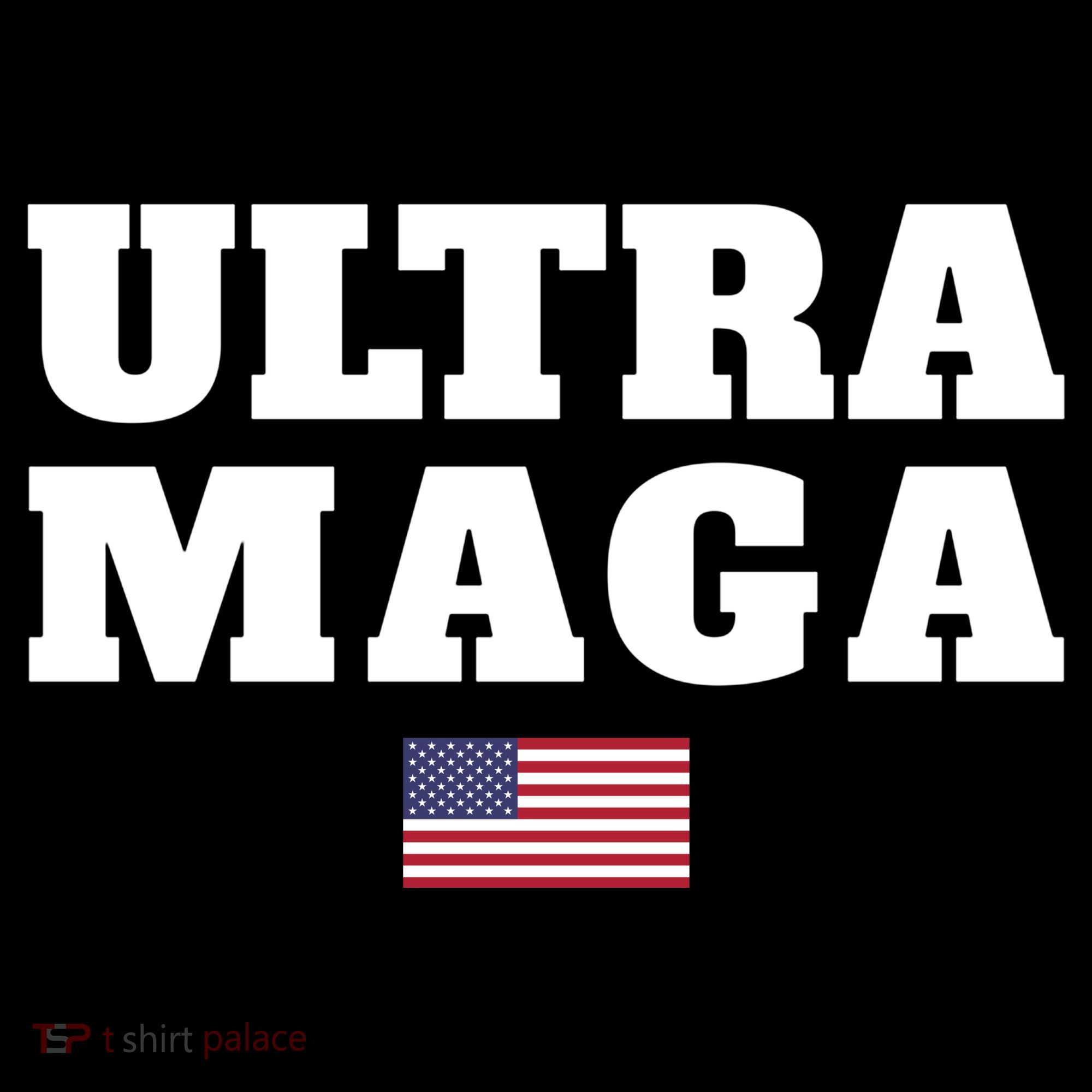 Ultra MAGA American Flag Women's Hoodie