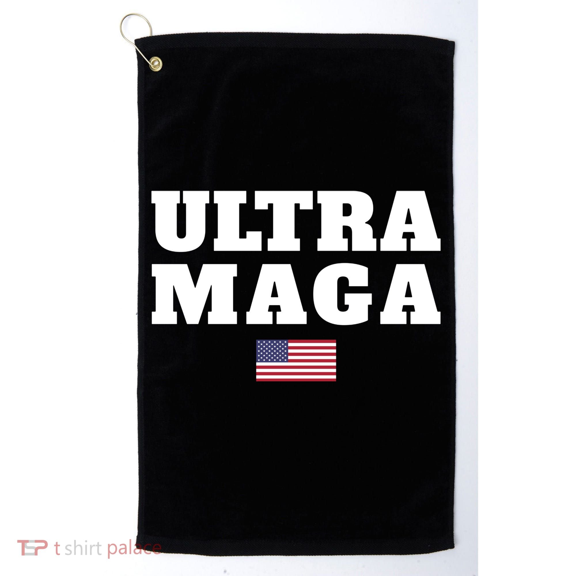 Ultra MAGA American Flag Golf Towel