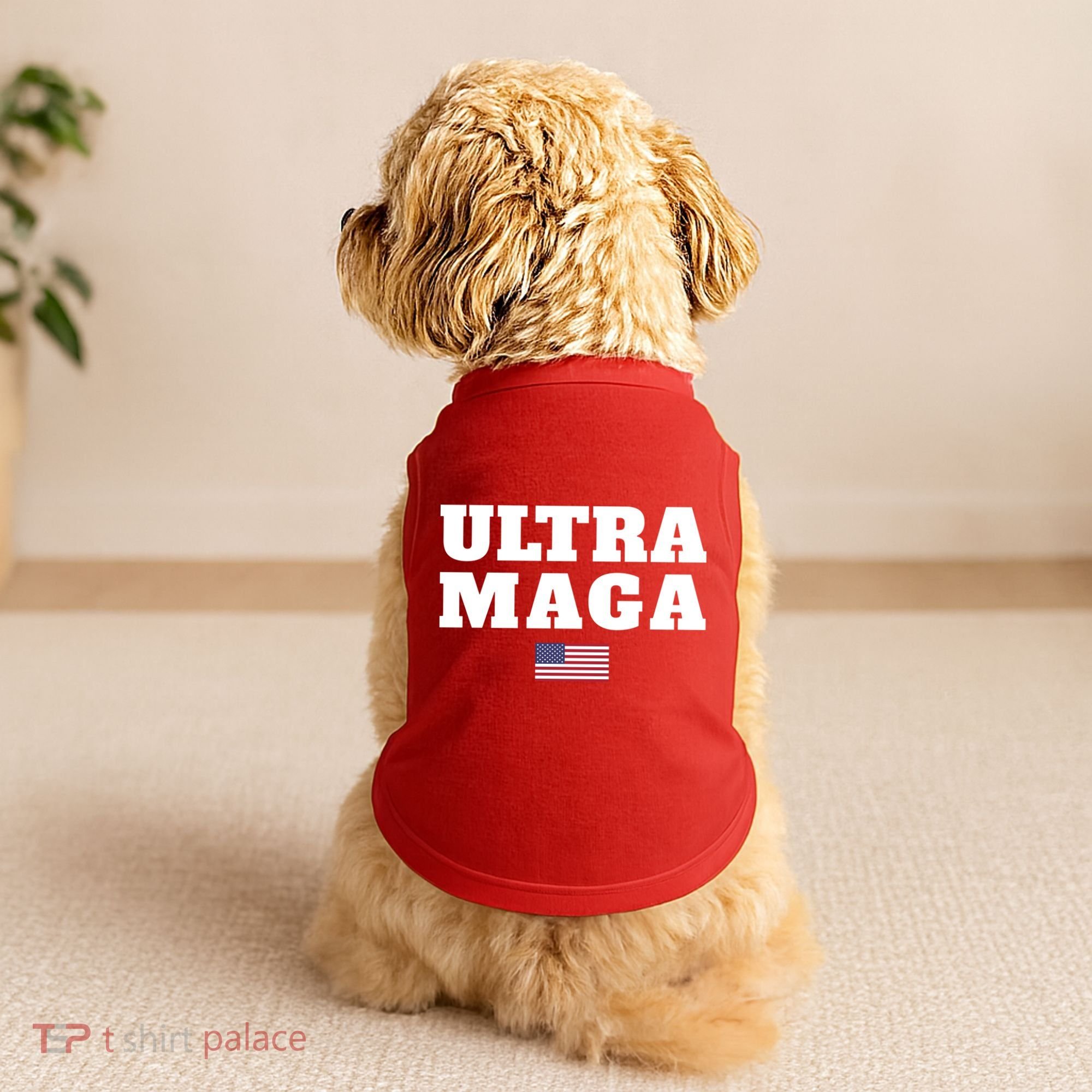 Ultra MAGA American Flag Doggie Tank