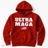 Ultra MAGA American Flag Hoodie thumb 0