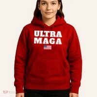 Ultra MAGA American Flag Hoodie thumb 5