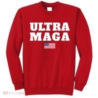 Ultra MAGA American Flag Sweatshirt thumb 0