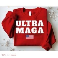 Ultra MAGA American Flag Sweatshirt thumb 2