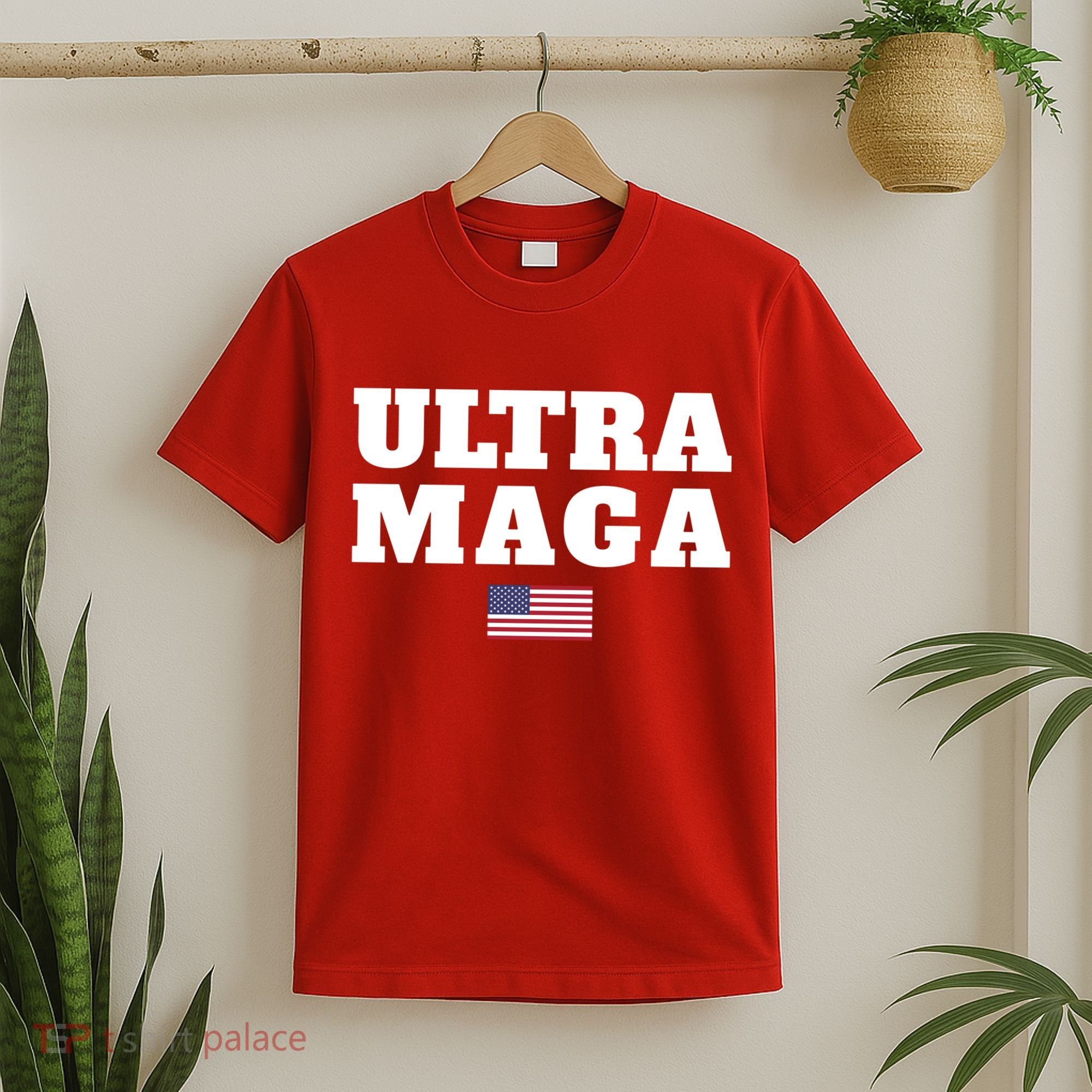 Ultra MAGA American Flag T-Shirt