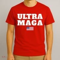 Ultra MAGA American Flag T-Shirt thumb 3