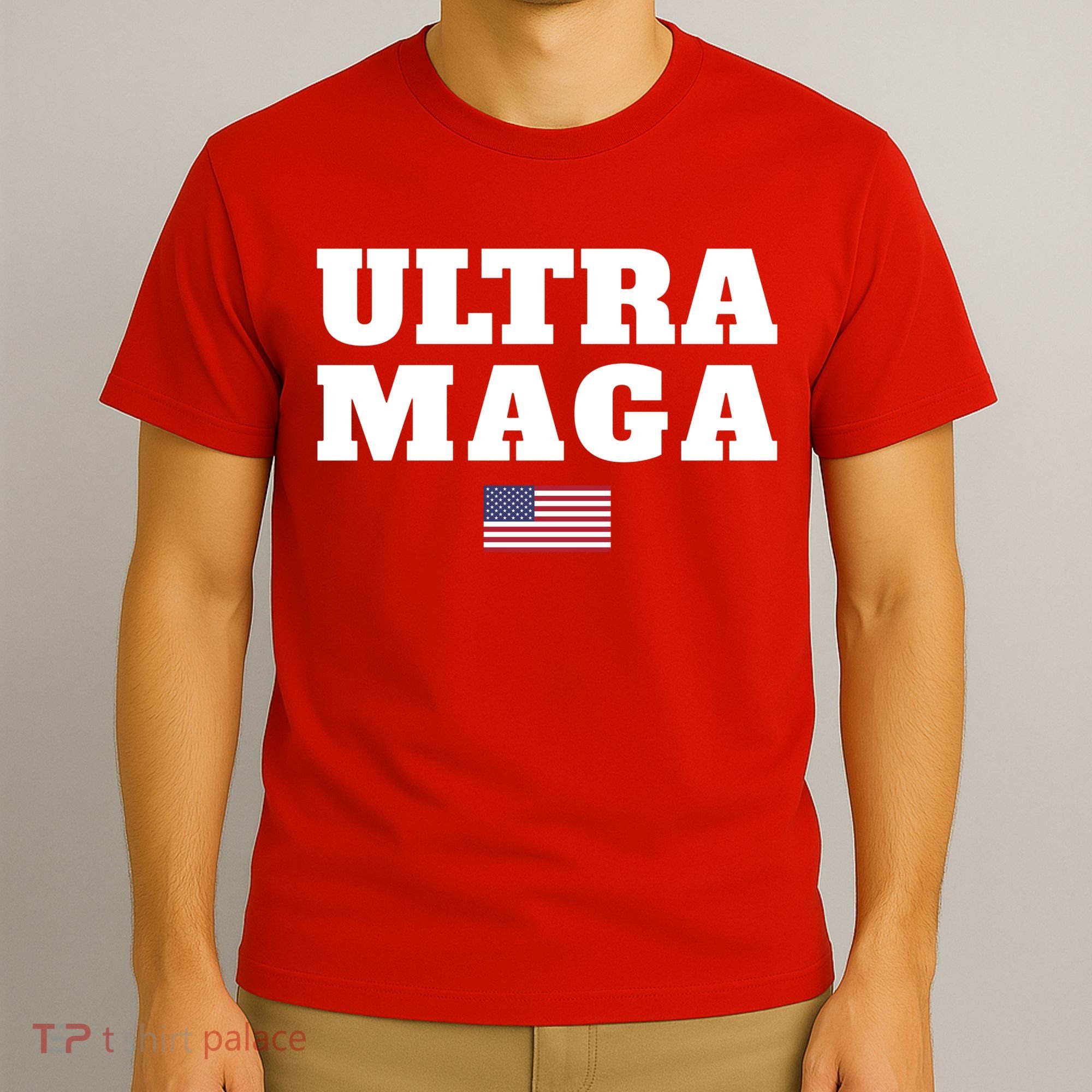 Ultra MAGA American Flag T-Shirt
