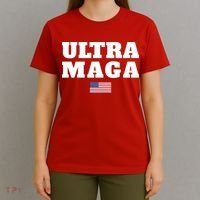 Ultra MAGA American Flag T-Shirt thumb 4