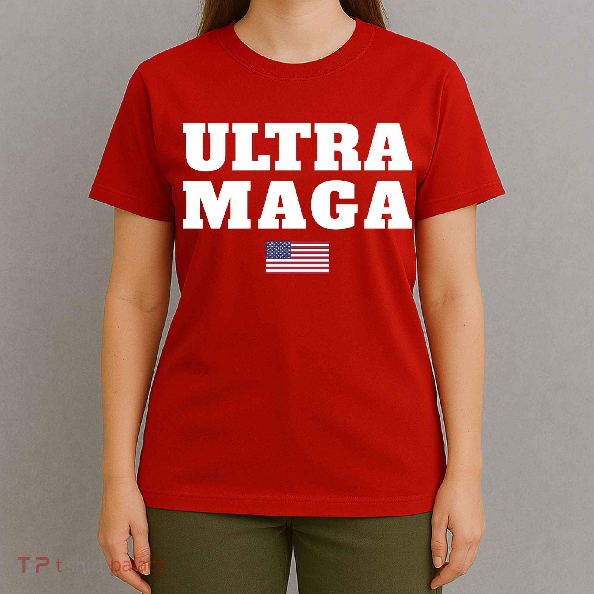 Ultra MAGA American Flag T-Shirt