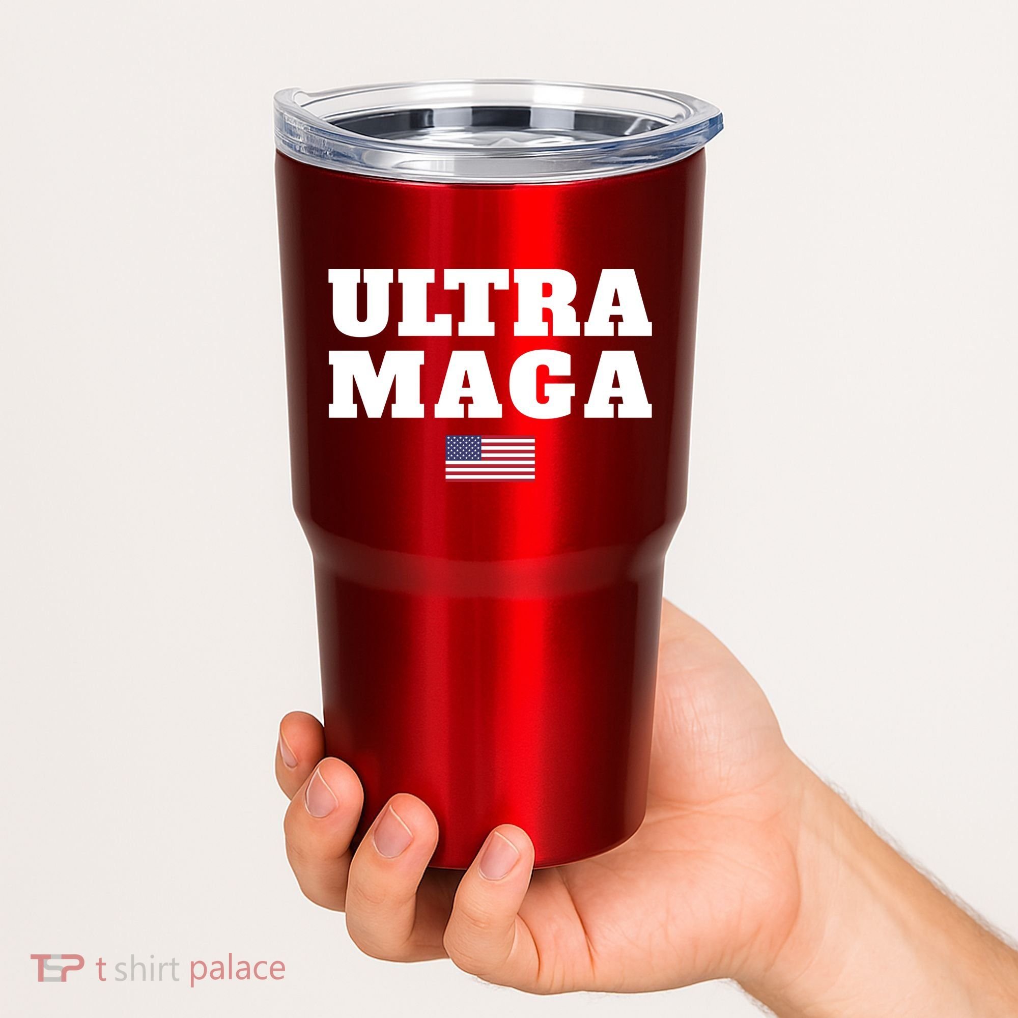 Ultra MAGA American Flag Tumbler