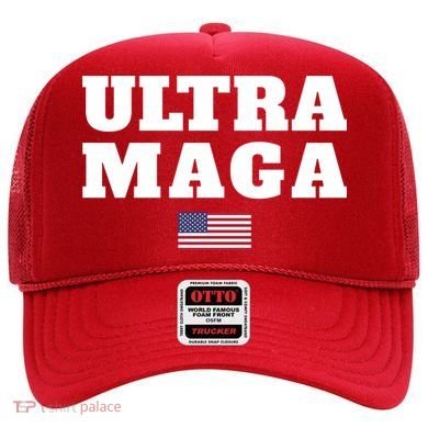 Ultra MAGA American Flag Hat
