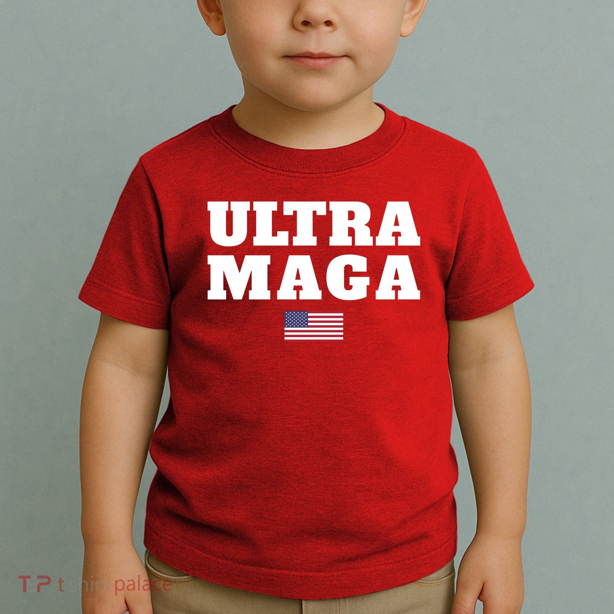Ultra MAGA American Flag Toddler T-Shirt