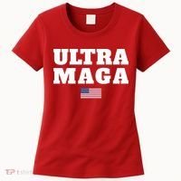 Ultra MAGA American Flag Women's T-Shirt thumb 0