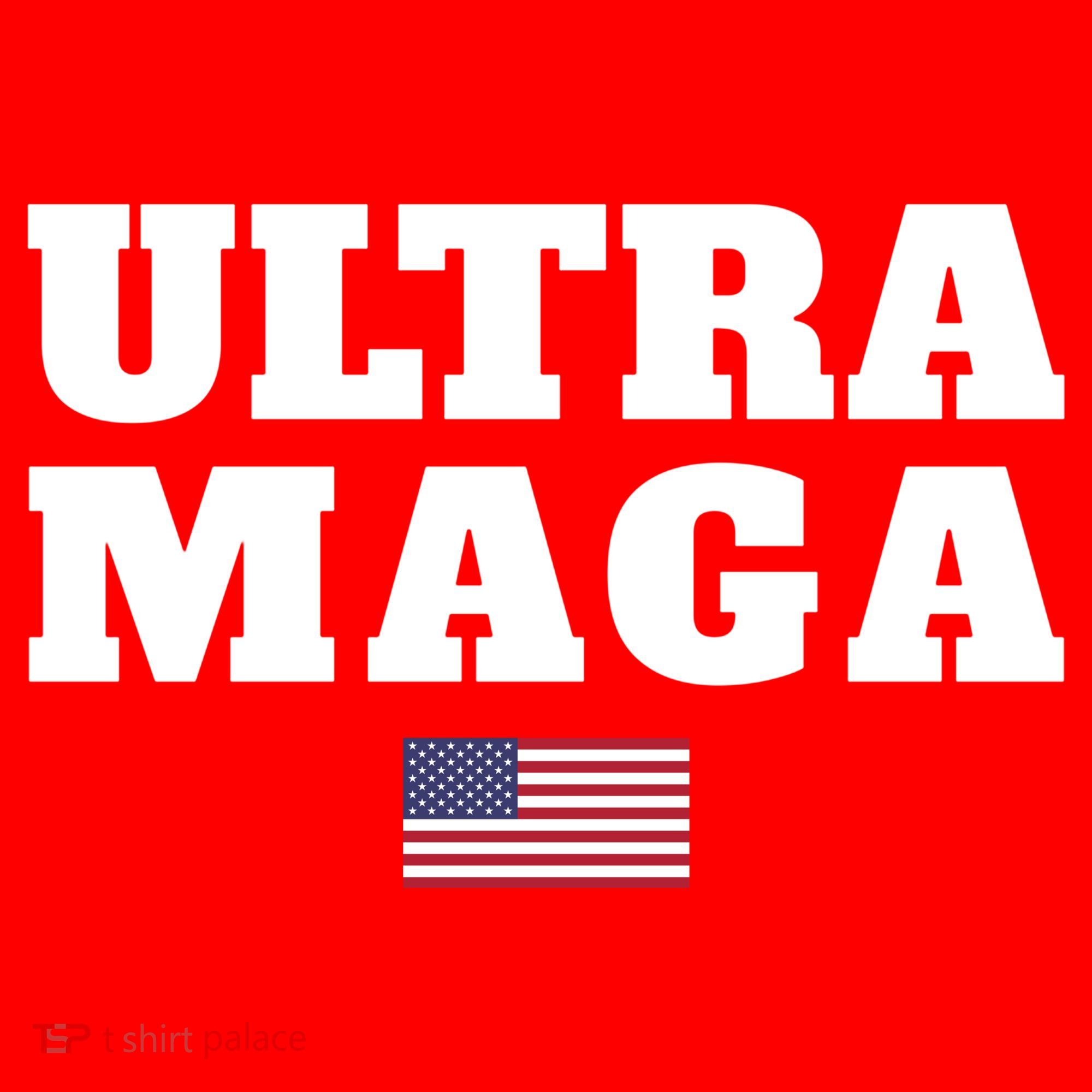 Ultra MAGA American Flag Kids Sweatshirt