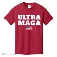 Ultra MAGA American Flag Kids T-Shirt thumb 0