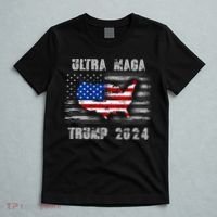 Ultra MAGA Betsy USA Flag Trump 2024 Anti Biden T-Shirt thumb 5