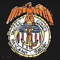 USA Marine Badge Doodle Women's Hoodie thumb 2