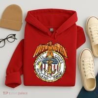 USA Marine Badge Doodle Hoodie thumb 4