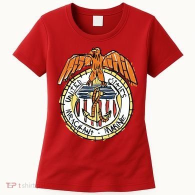 USA Marine Badge Doodle Women's T-Shirt