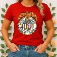 USA Marine Badge Doodle Women's T-Shirt thumb 2
