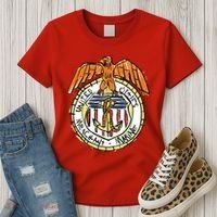 USA Marine Badge Doodle Women's T-Shirt thumb 3