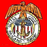 USA Marine Badge Doodle Women's T-Shirt thumb 6