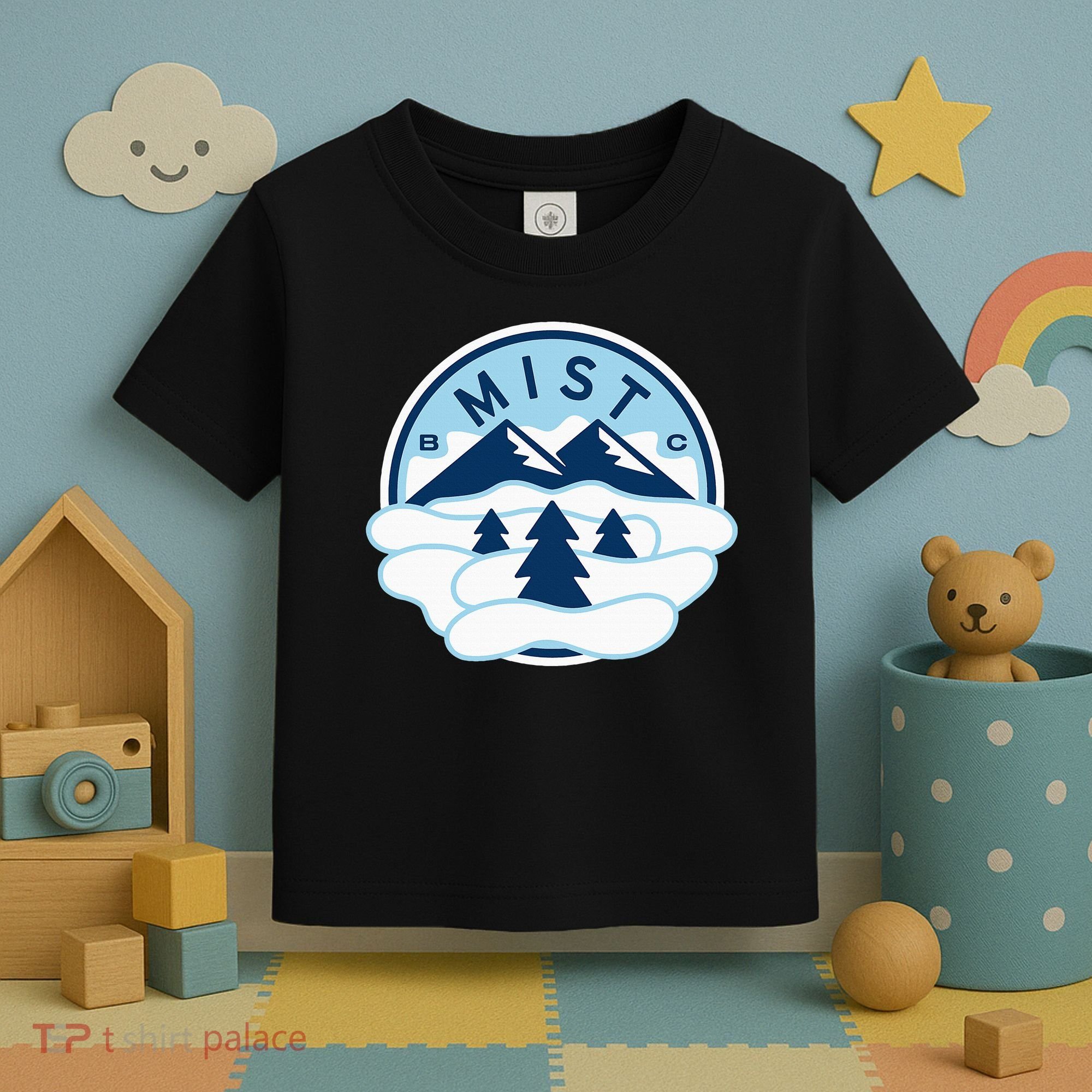 Unrivaled Mist Basketball Club 3x3 Toddler T-Shirt