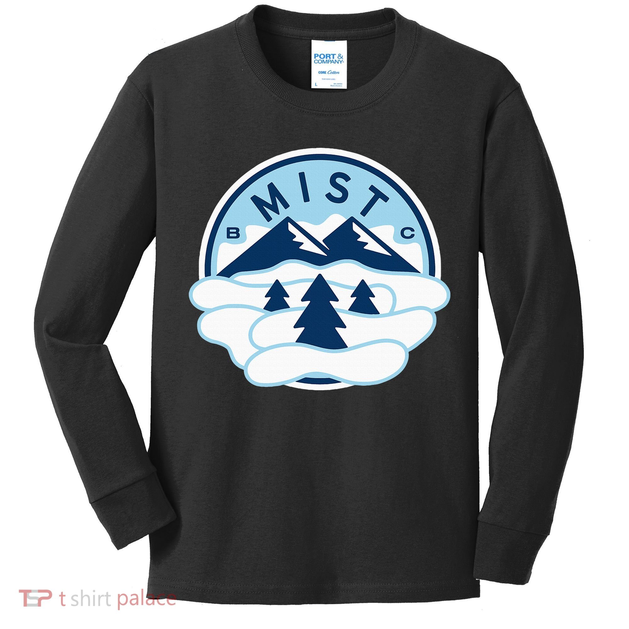 Unrivaled Mist Basketball Club 3x3 Kids Long Sleeve Shirt