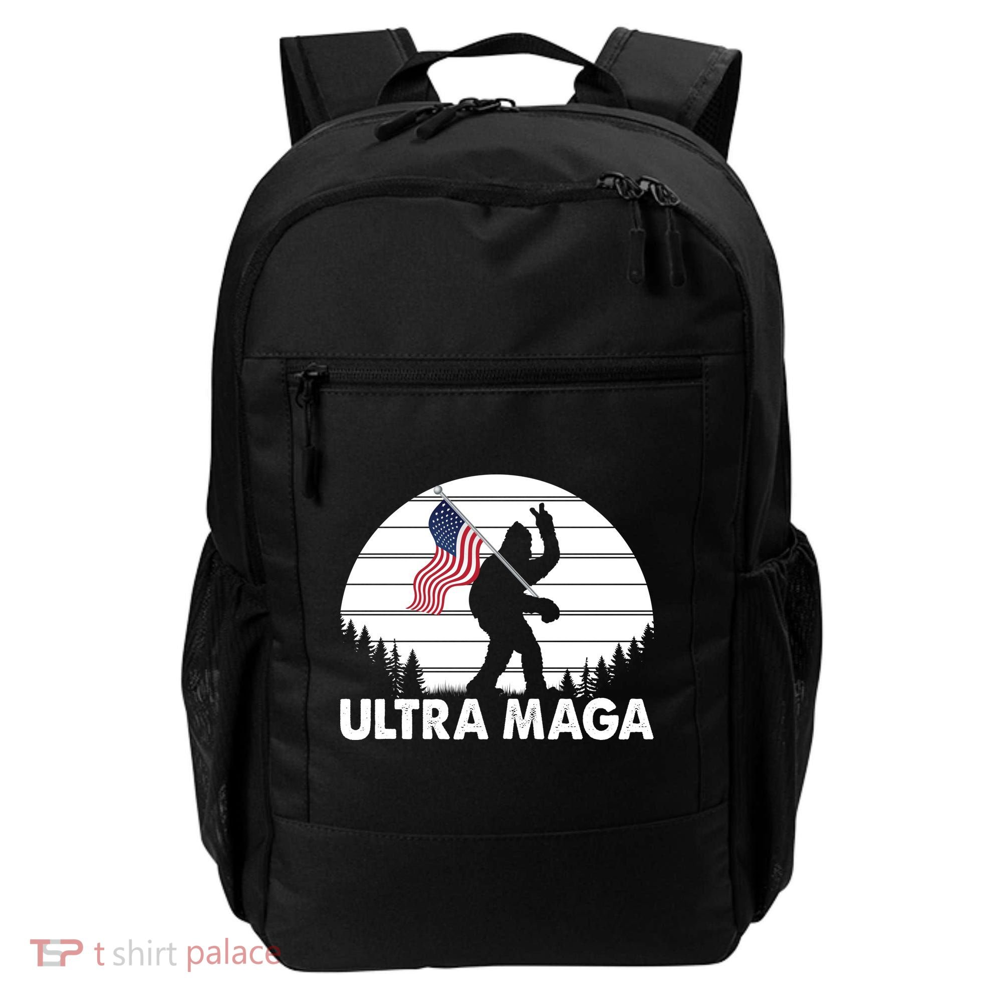 Ultra Maga Big Foot Sasquatch Backpack