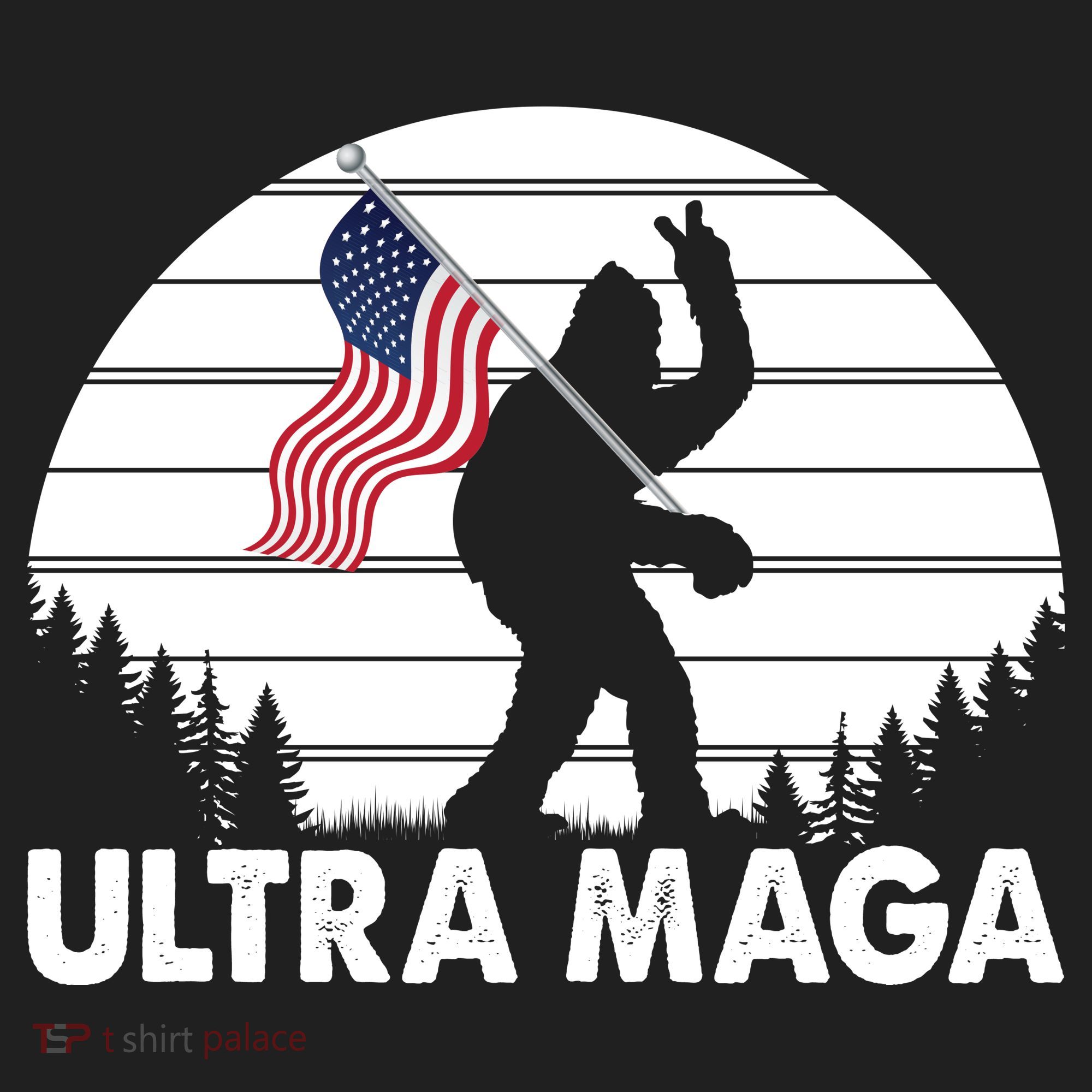 Ultra Maga Big Foot Sasquatch Hat