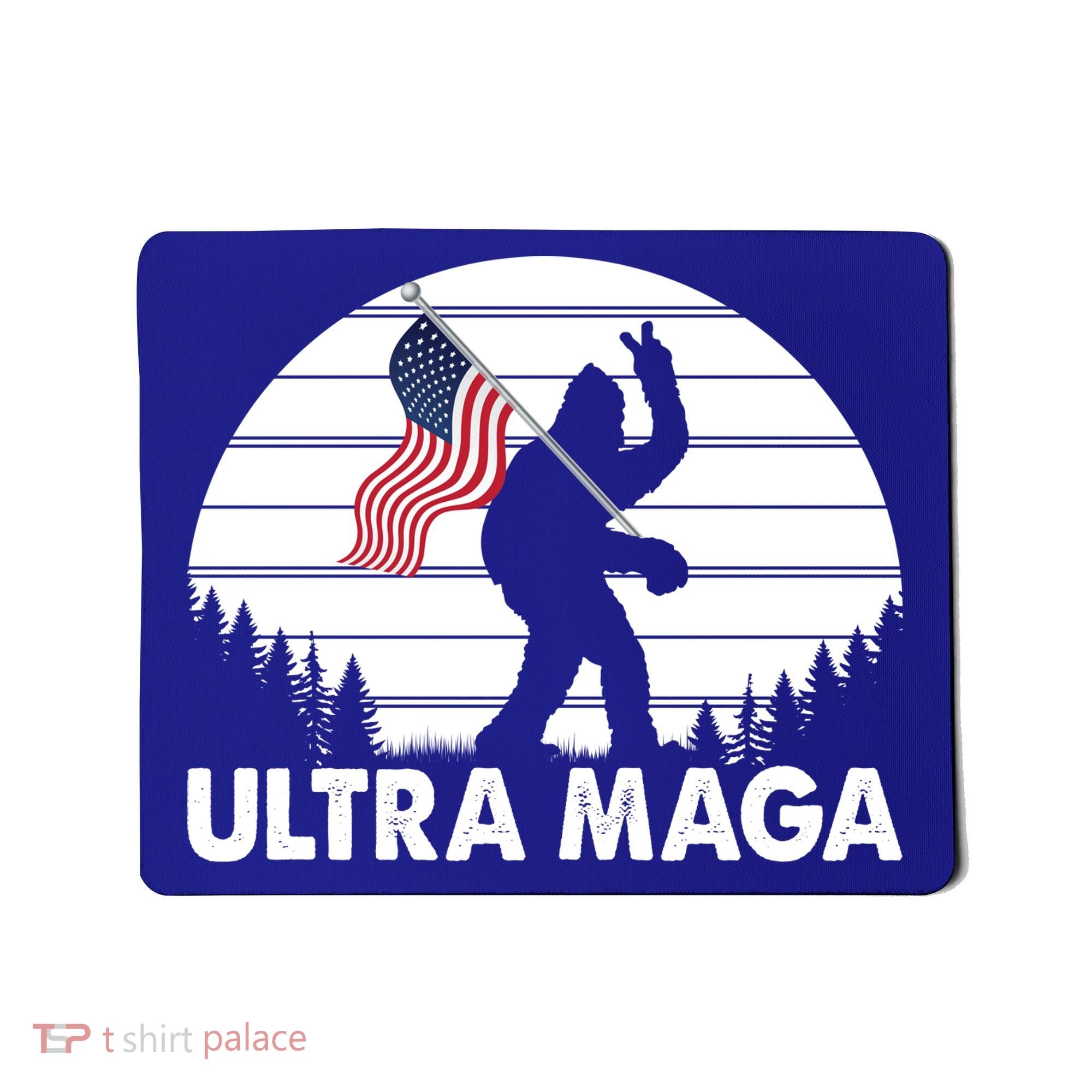 Ultra Maga Big Foot Sasquatch Mousepad