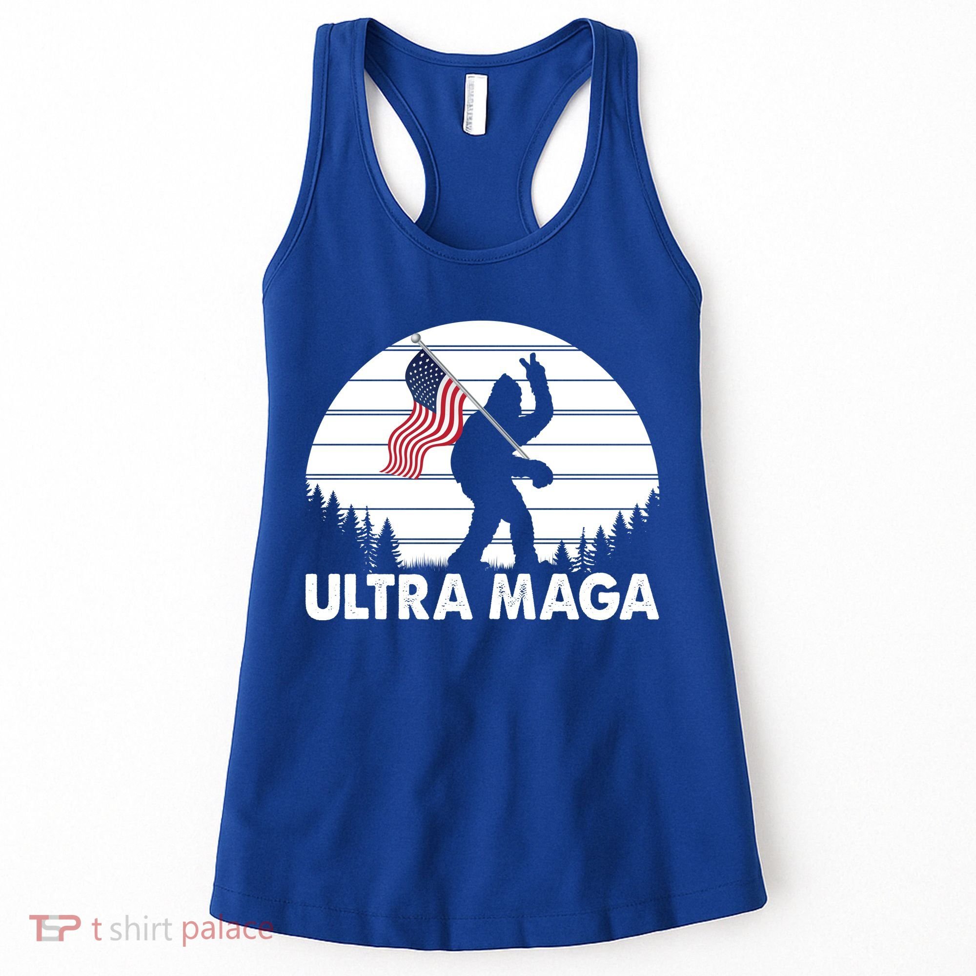 Ultra Maga Big Foot Sasquatch Women's Tank Top