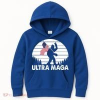 Ultra Maga Big Foot Sasquatch Kids Hoodie thumb 0