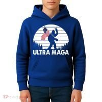 Ultra Maga Big Foot Sasquatch Kids Hoodie thumb 4