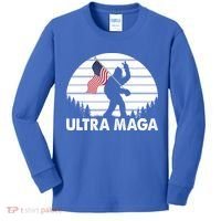 Ultra Maga Big Foot Sasquatch Kids Long Sleeve Shirt thumb 0