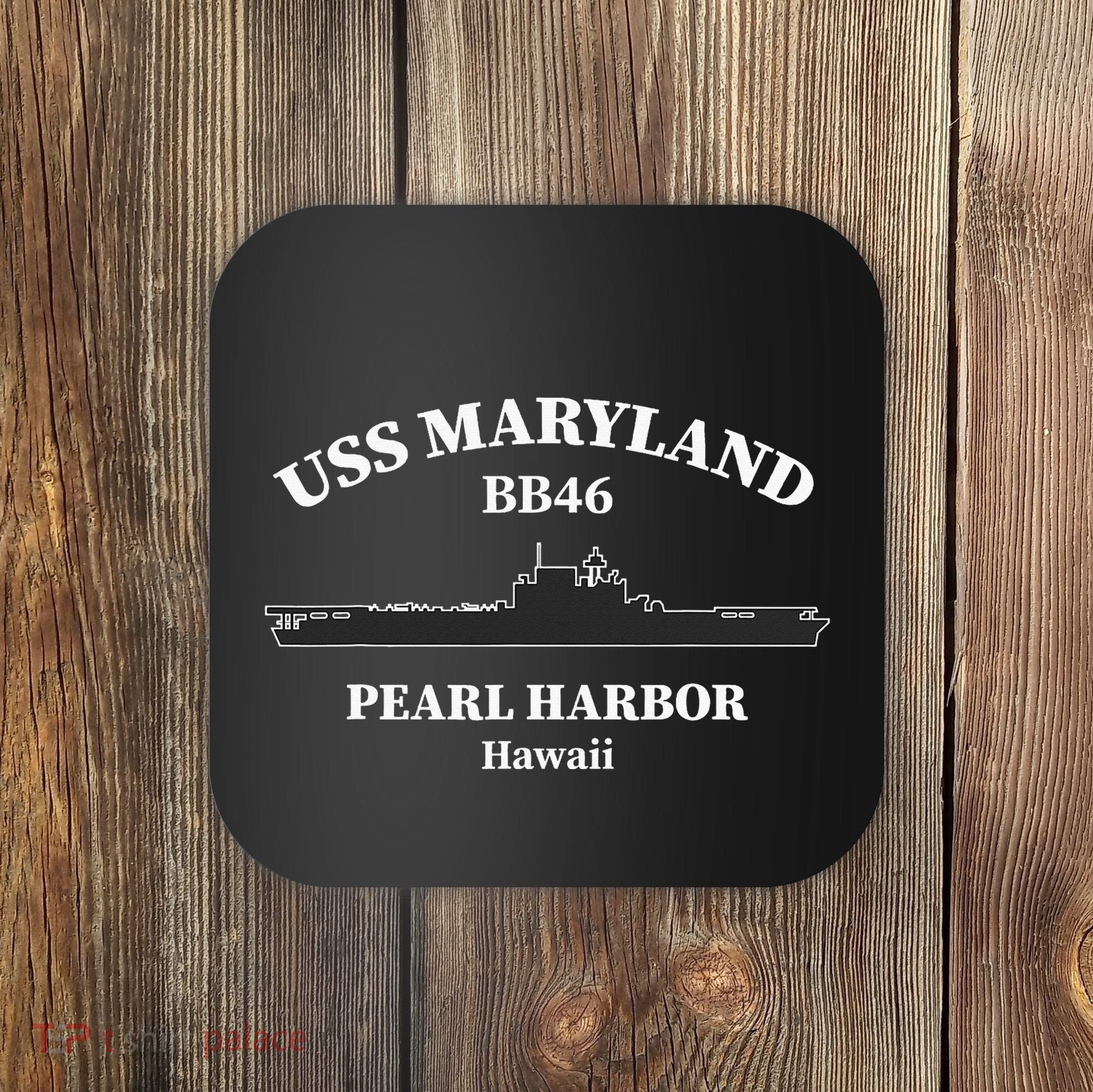Uss Maryland Battleship Pearl Harbor Memorial Day Coaster