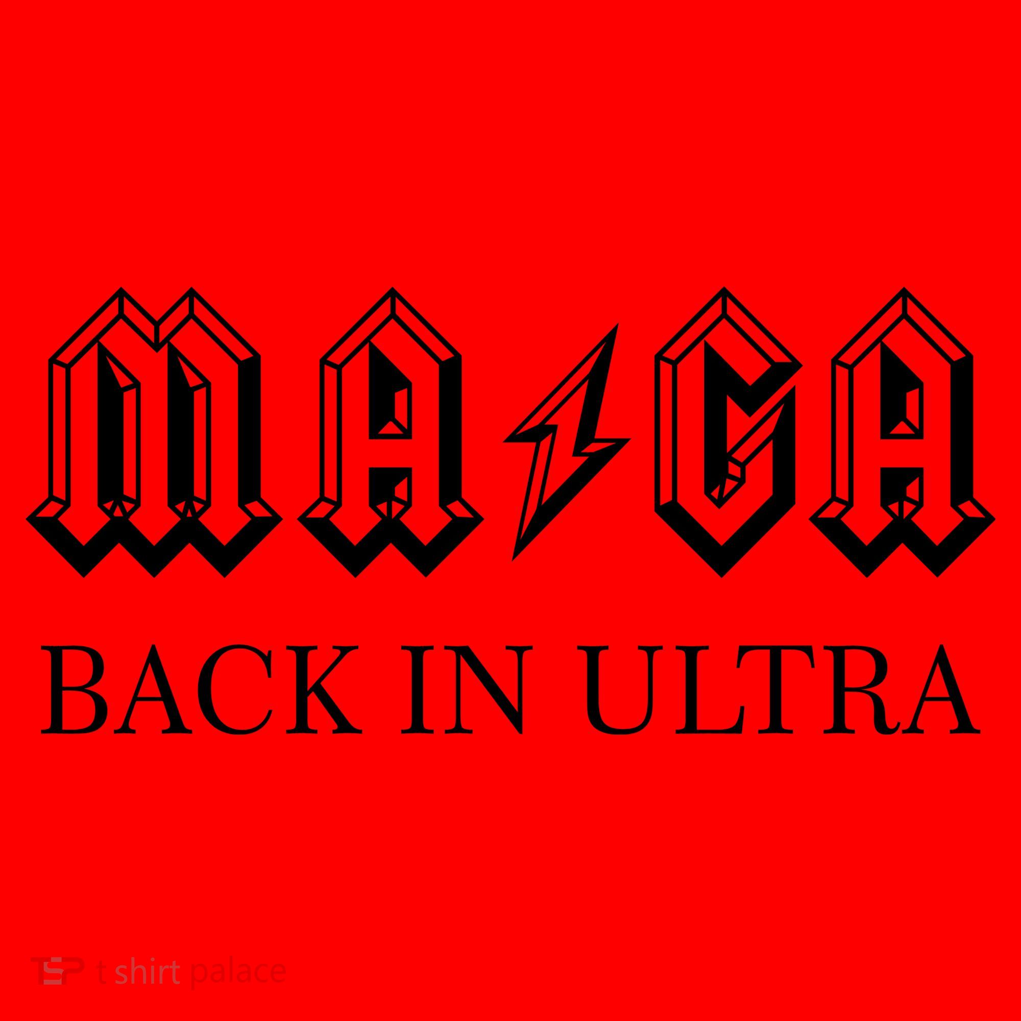Ultra MAGA Back In Ultra Santa Hat