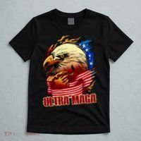 Ultra MAGA Bald Eagle Anti Biden Trump 2024 USA America T-Shirt thumb 5