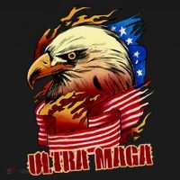 Ultra MAGA Bald Eagle Anti Biden Trump 2024 USA America T-Shirt thumb 7