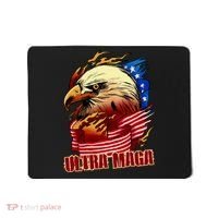 Ultra MAGA Bald Eagle Anti Biden Trump 2024 USA America Mousepad thumb 0