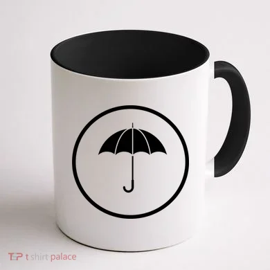 Umbrella Simple Emblem Coffee Mug back