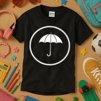 Umbrella Simple Emblem Kids T-Shirt thumb 3
