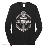 Uss Midway Cvb41 Aircraft Carrier Uss Midway Long Sleeve Shirt thumb 0