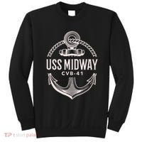 Uss Midway Cvb41 Aircraft Carrier Uss Midway Sweatshirt thumb 0