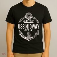Uss Midway Cvb41 Aircraft Carrier Uss Midway T-Shirt thumb 3