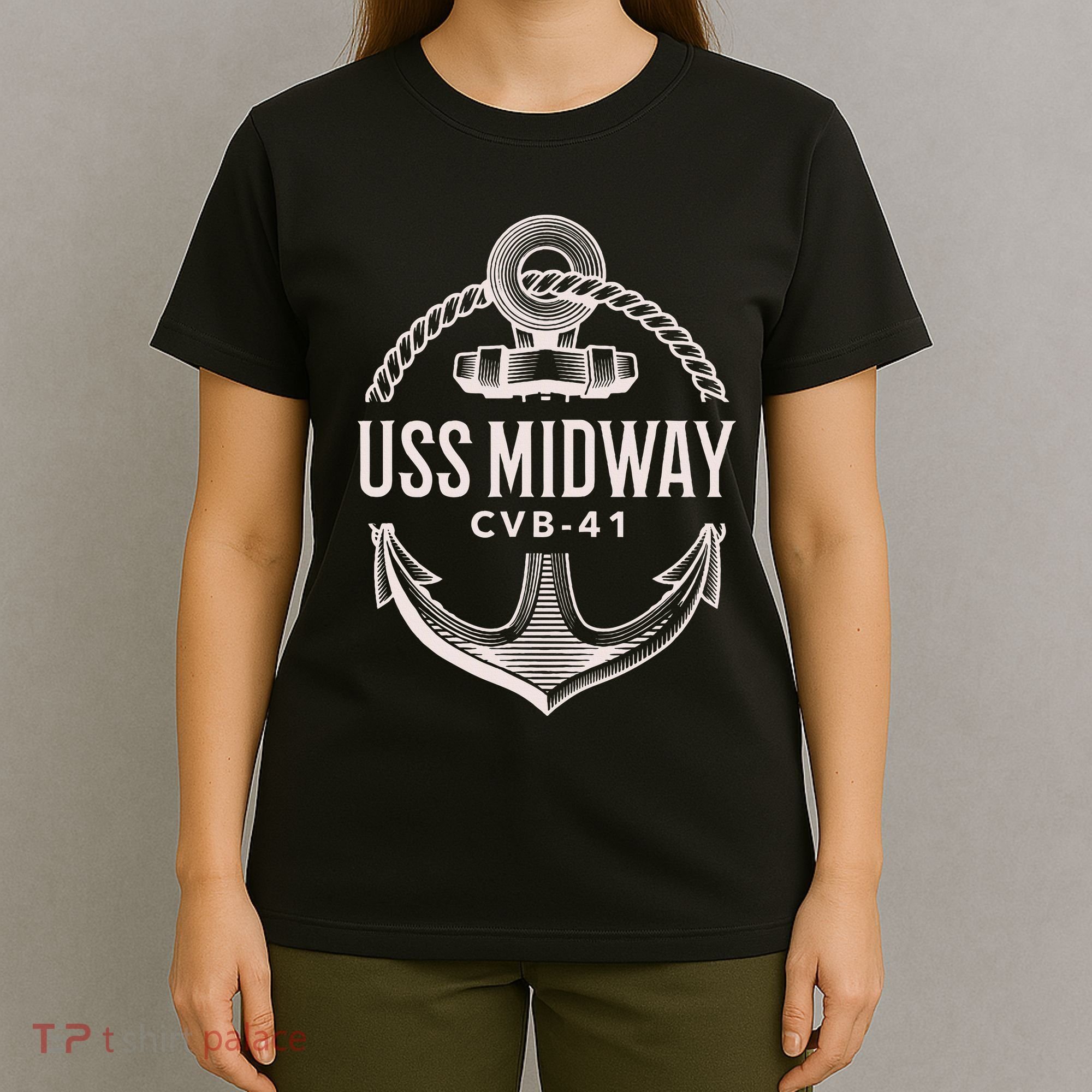 Uss Midway Cvb41 Aircraft Carrier Uss Midway T-Shirt