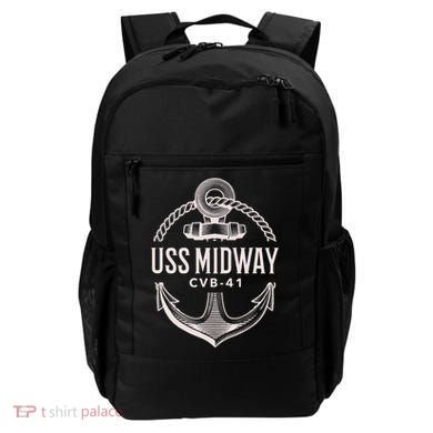 Uss Midway Cvb41 Aircraft Carrier Uss Midway Backpack