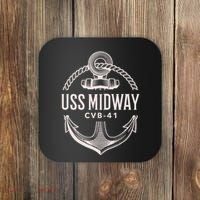 Uss Midway Cvb41 Aircraft Carrier Uss Midway Coaster thumb 0