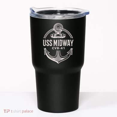 Uss Midway Cvb41 Aircraft Carrier Uss Midway Tumbler