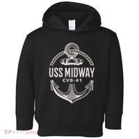 Uss Midway Cvb41 Aircraft Carrier Uss Midway Toddler Hoodie thumb 0